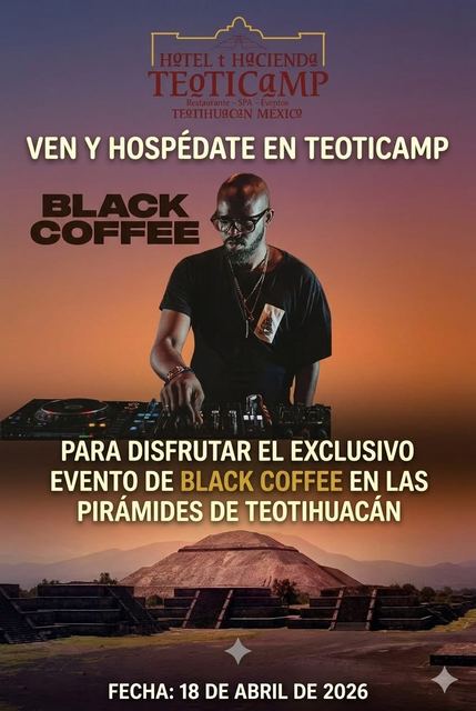 Evento Black Coffee en Teoticamp